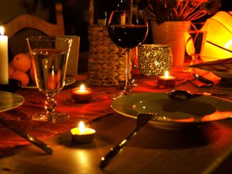 Jantar a luz de velas