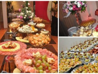Um buffet apetitoso! Hmm...!