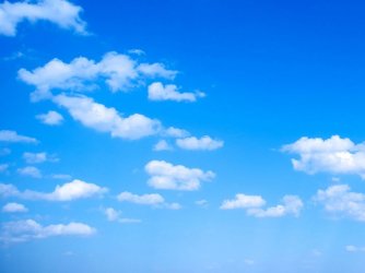 Azul como o céu mais bonito e claro!