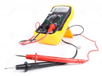 It’s hard with the yellow multimeter.