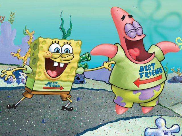 Parabéns! Você provou que é um grande fã de Bob Esponja e deixou ele e Patrick super orgulhosos do seu desempenho.