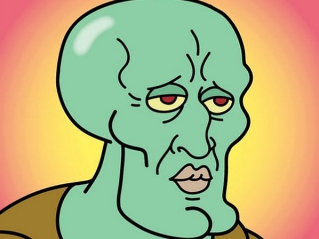 Quase um Expert em Bob Esponja. Você foi tão bem que merece um beijinho do Lula Molusco.