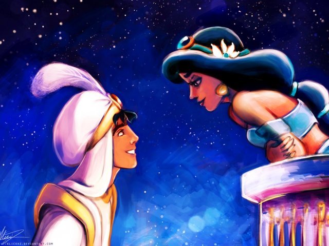 Aladdin e Jasmine