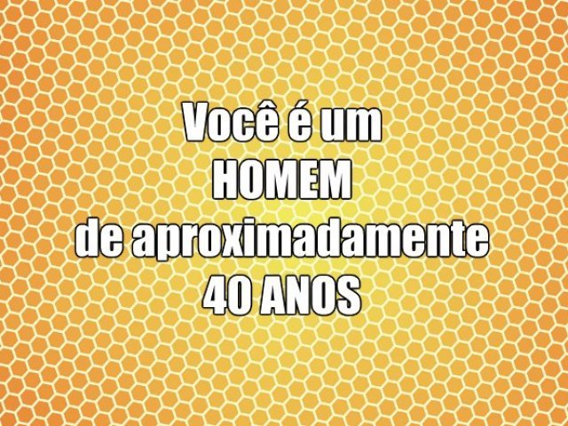Homem, aproximadamente 40 anos