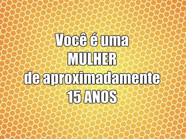 Mulher, aproximadamente 15 anos
