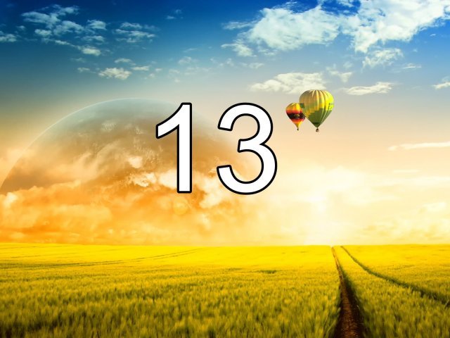 13