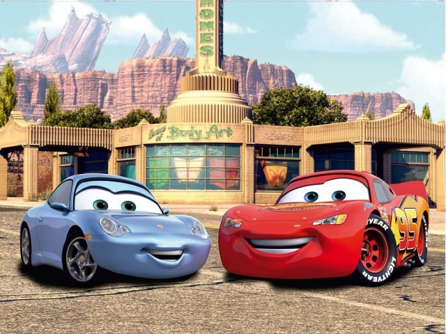 Relâmpago Mcqueen e Sally