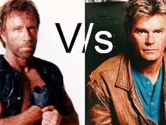 Você é mais Chuck Norris ou Macgyver?