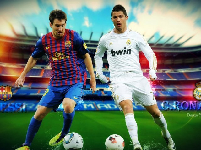 75% Cristiano Ronaldo 25% Lionel Messi