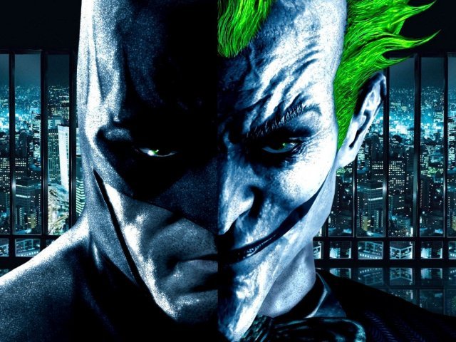 50% Coringa 50% Batman