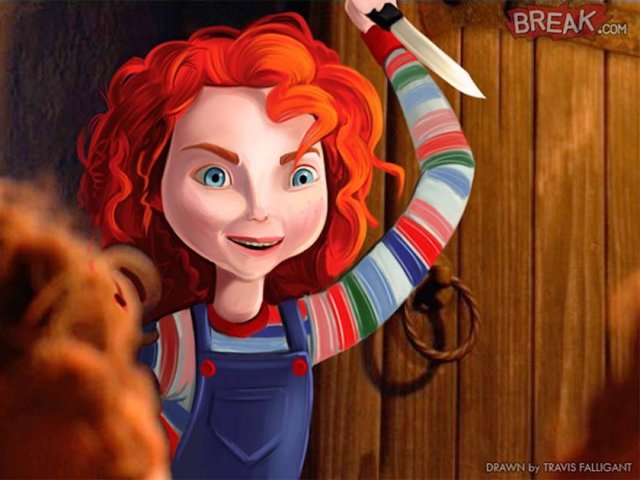 1. Merida/Valente como Chucky