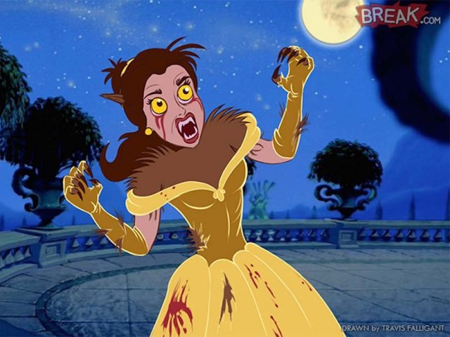 Bela/Bela e a Fera como Lobo