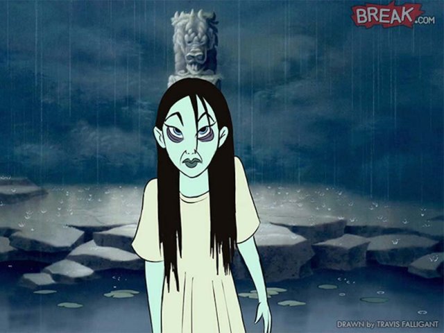 Mulan como "O chsmado"/Samara