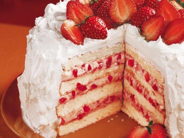 Bolo de Morango!