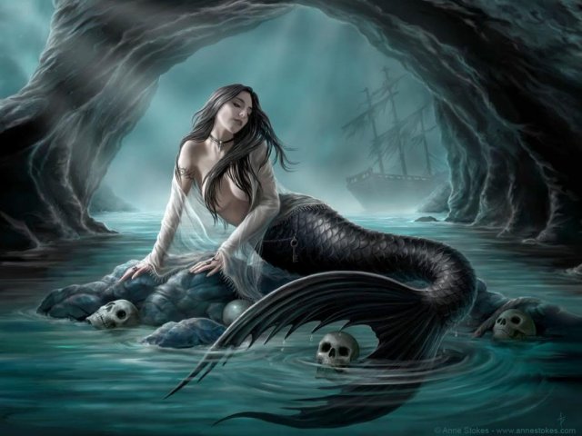 Ondinas: elementais da água.