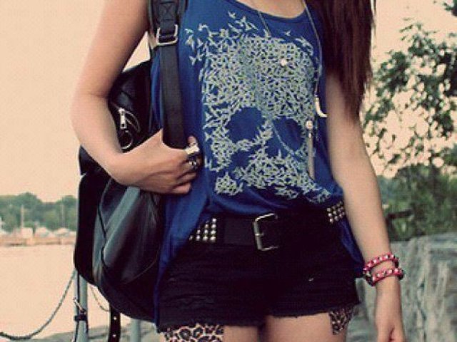 Estilo gótico ou rocker