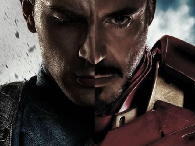 50% Homem de Ferro e 50% Capitão América