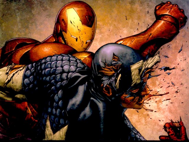 75% Homem de Ferro e 25% Capitão América