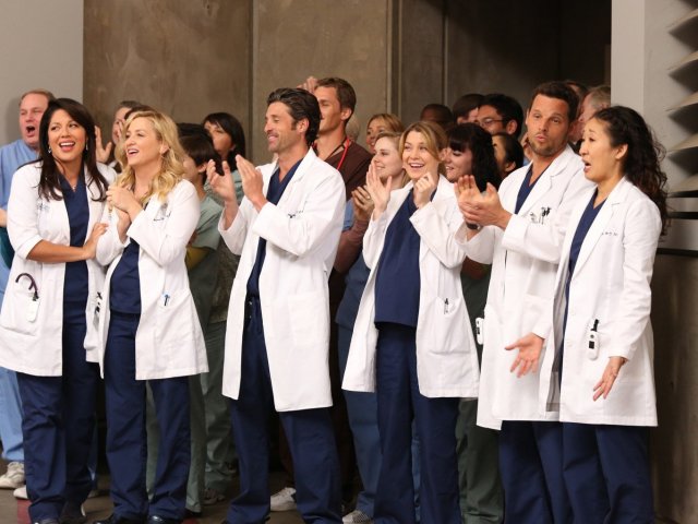 MARAVILHOSO! Você mostrou que conhece tudo sobre a série e já está formado em 13 temporadas de Grey's Anatomy! Já pode pegar o lugar de Chefe da Cirurgia.