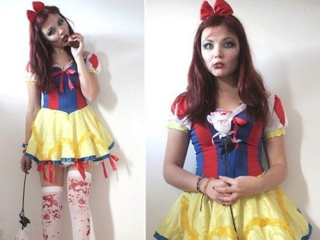 Branca de neve assustadora