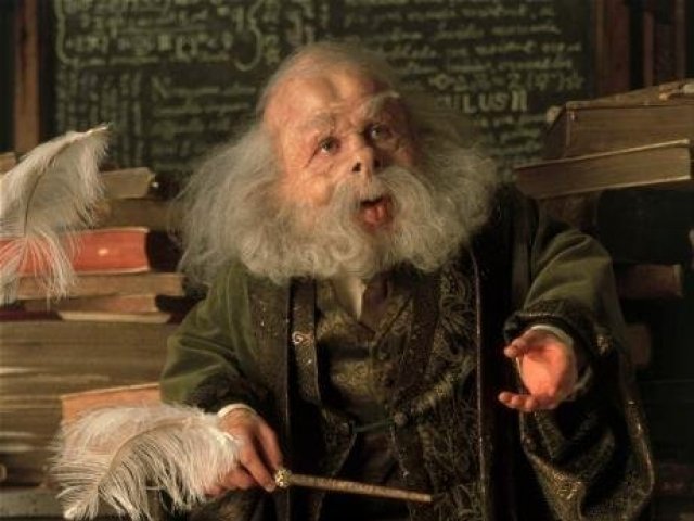 Hmm... Você precisa de mais aulas com o professor Flitwick