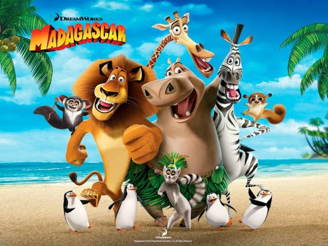 Quiz sobre o filme Madagascar.