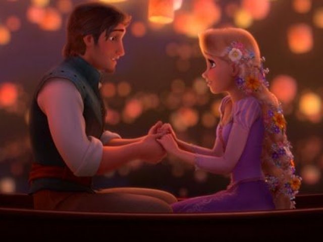 Rapunzel e Flynn (Enrolados)