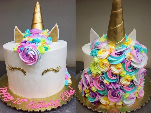 Bolo de unicórnio
