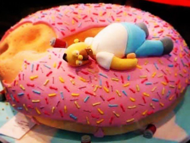 Bolo rosquinha Homer