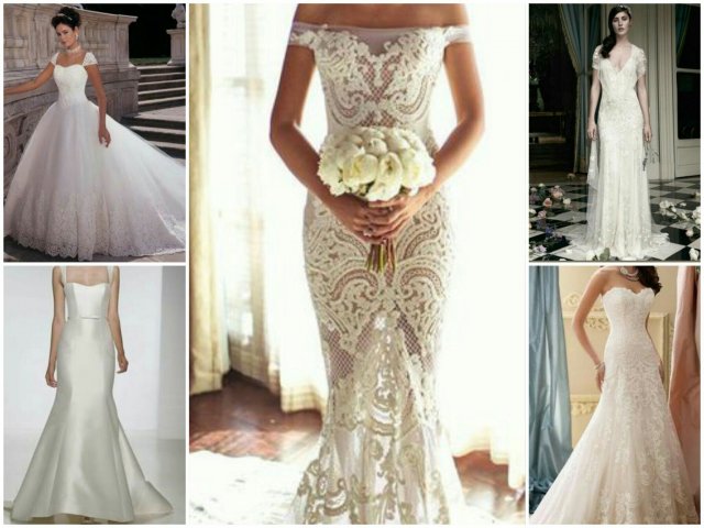Como seria seu vestido de noiva?