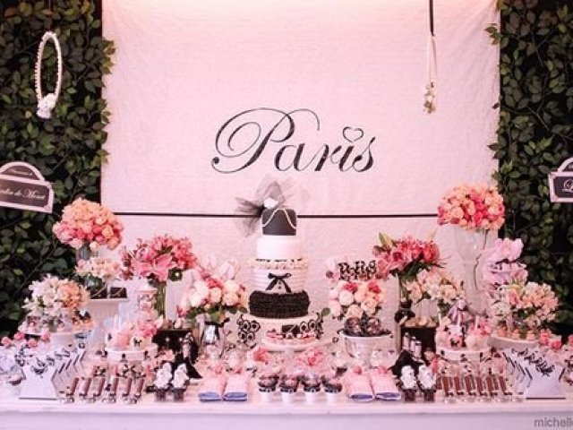 DECORAÇÃO TEMA PARIS