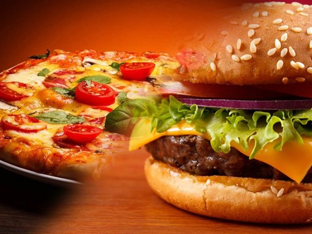 Qual combina mais com você: pizza ou hambúrguer?
