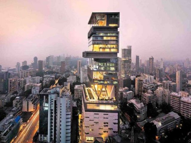 Antilia - US$ 1 bilhão (R$ 2,58 bilhões)