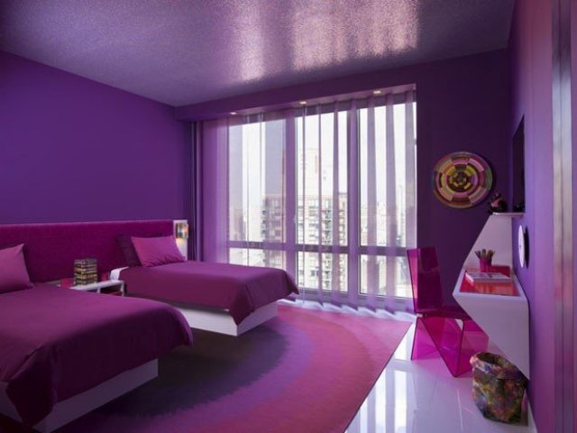 Quarto cor de rosa