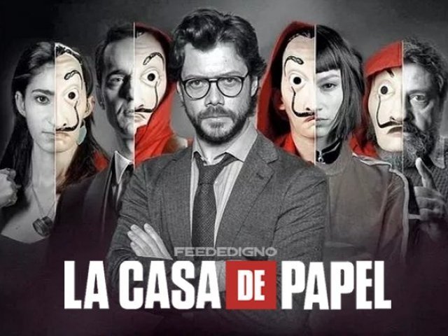 Lá casas de papel