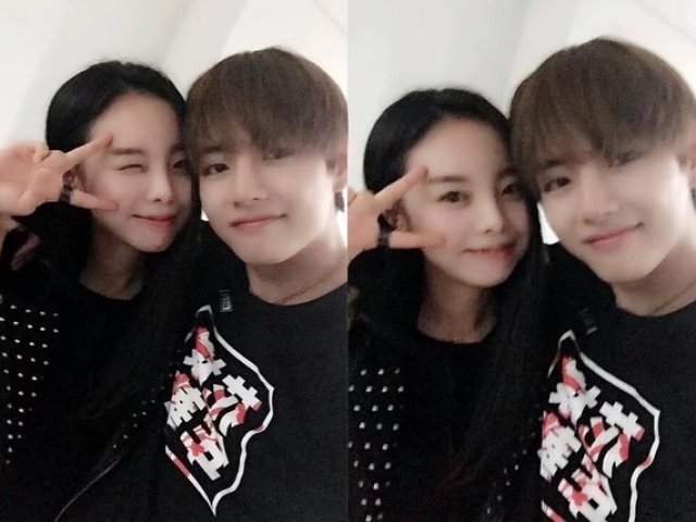 V acha a irma de Jhope bonita