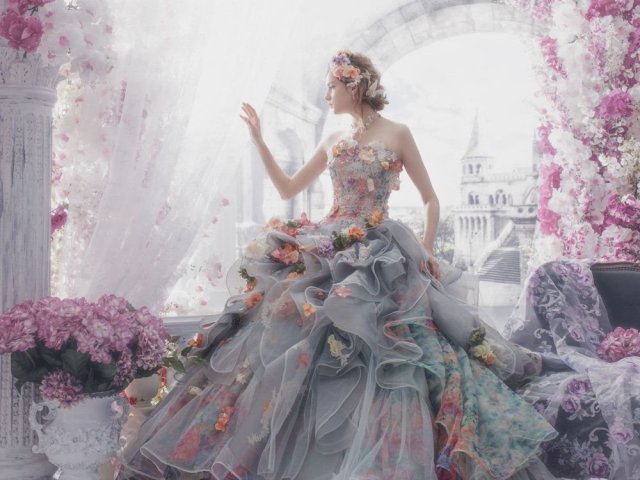 Como seria o seu vestido de princesa?