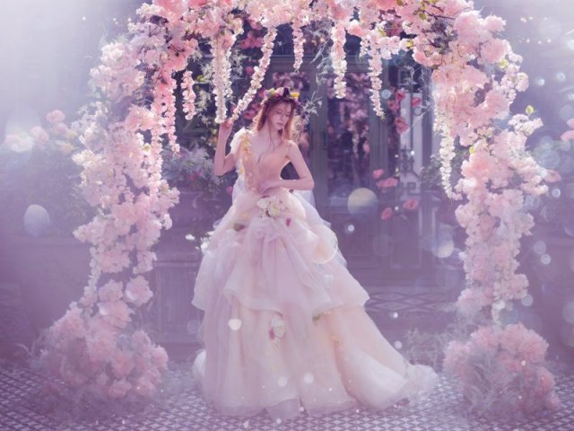 Como seria o seu vestido de princesa encantada?