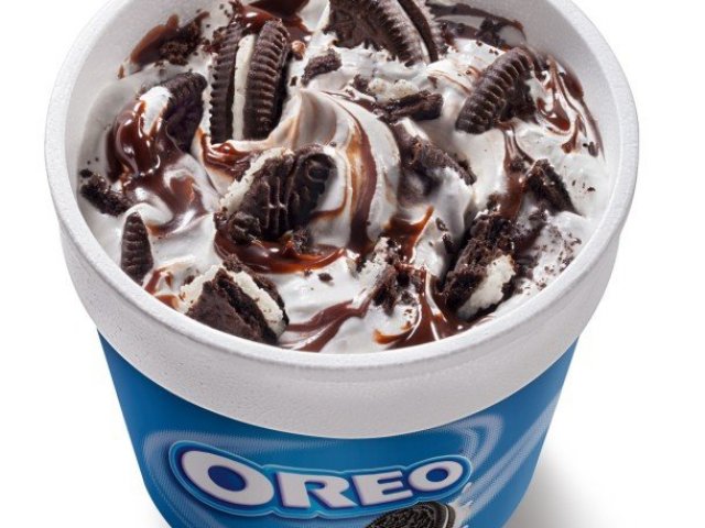 Sorvete de oreo