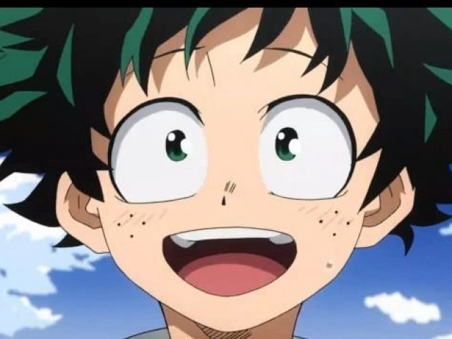 Gênial! Você provou ser realmente um fã de Deku.