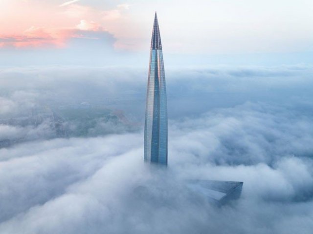 Uma cobertura em um arranha céu