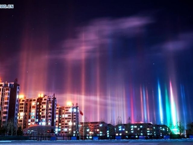 Pilares de luz